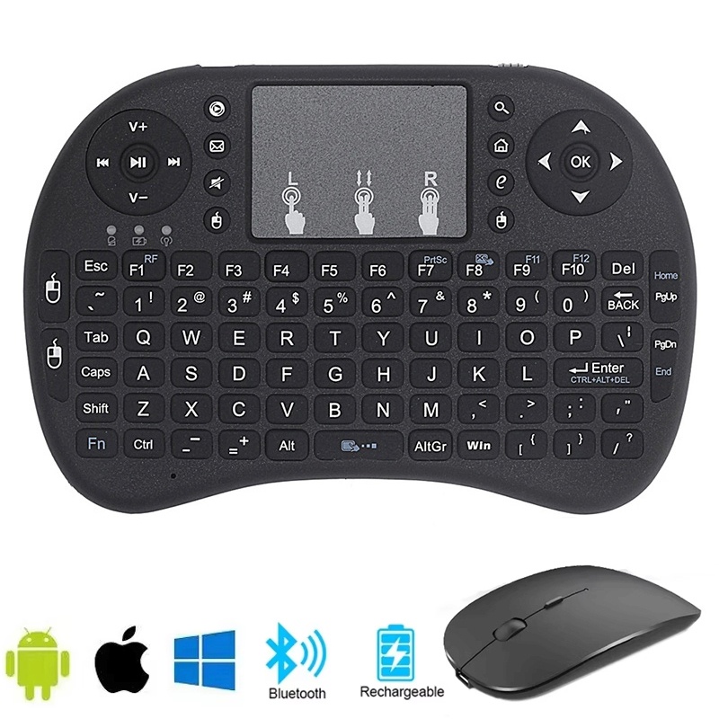 Mini Projector Portable - Mini-Englisch-Bluetooth-Tastatur, tragbare kabellose Tastatur, wiederaufladbare Tablet-Tastatur