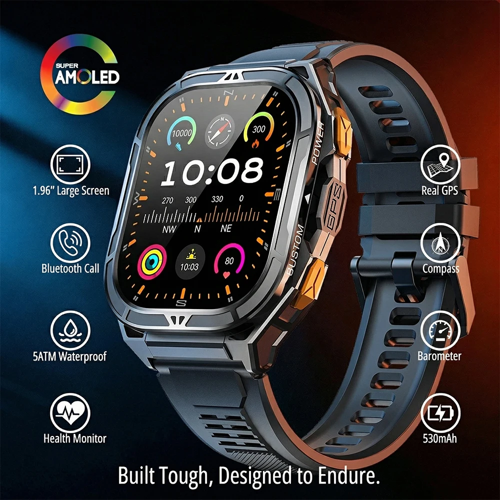 Electronics Quiz - Luxuriöse AMOLED Smartwatch mit Echtem GPS,
