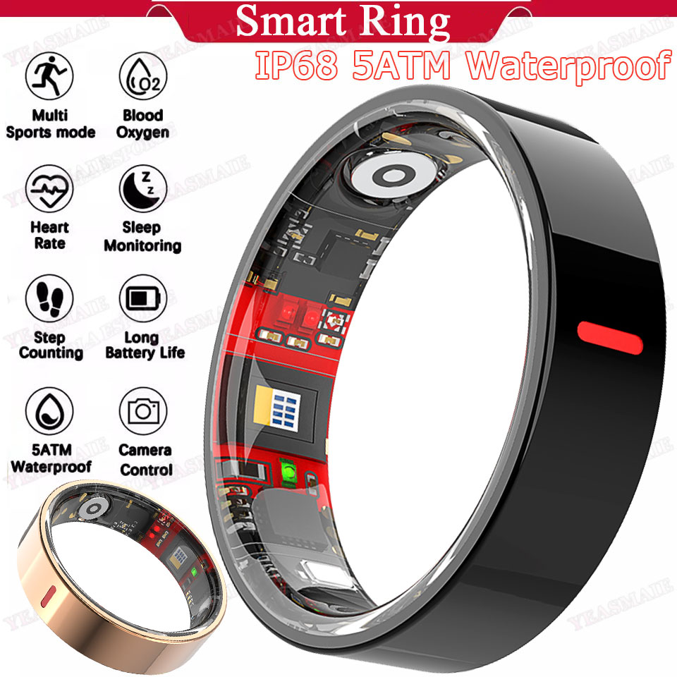 Smart Ring Health - 2026 Outdoor-Sport Smart Ring 5ATM+IP68 Wasserdichter