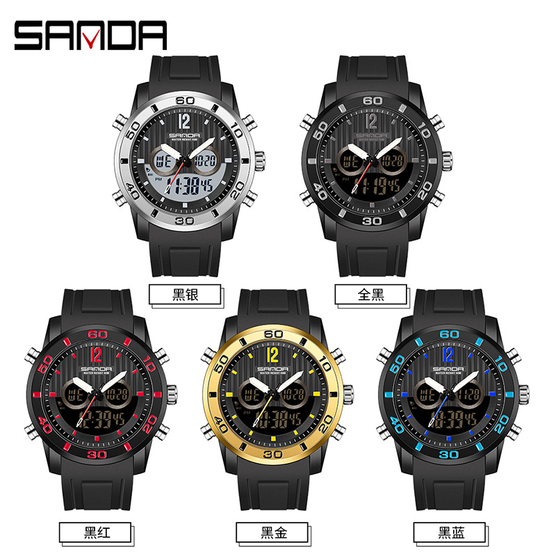Electronic Gift - SANDA Elektronische Uhr Herren Sport- und