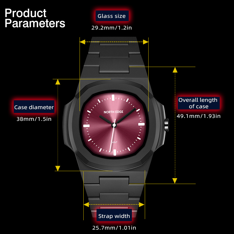 NORTH EDGE Uhr für Herren, neu – Electronic Gift Bewertung und Preis