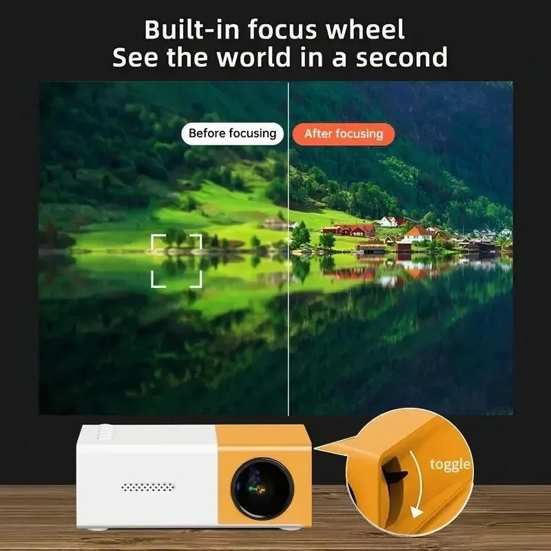 110V-220V Tragbarer TV-Projekt – Mini Projector Portable Bewertung und Preis