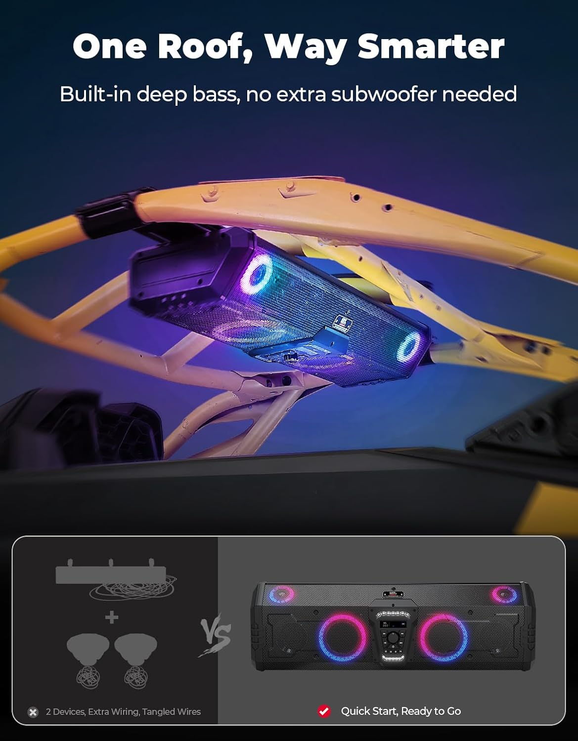 KEMIMOTO UTV 800 W Bluetooth-L – Bluetooth Speaker Waterproof Bewertung und Preis