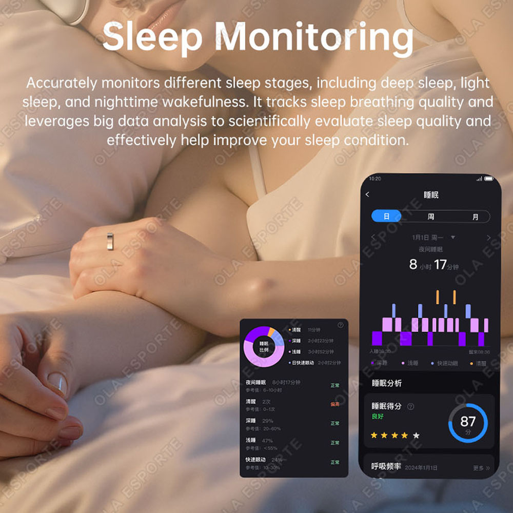 Verbesserter Vibrationsalarm S – Smart Ring Health Bewertung und Preis
