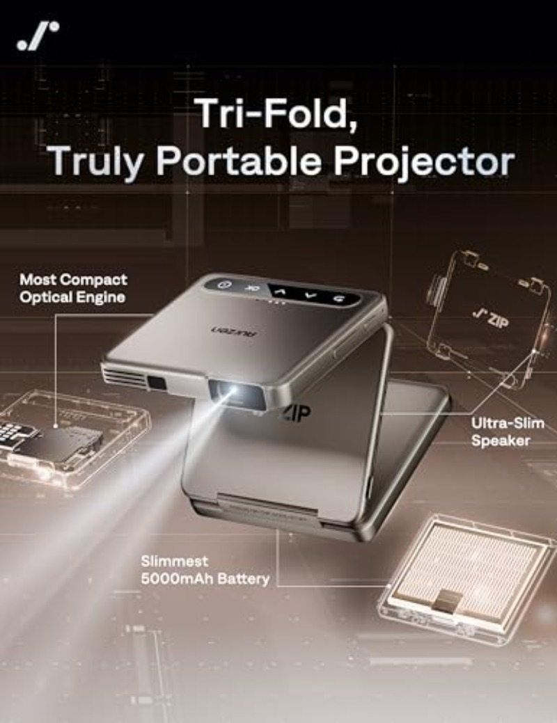 Yinzam ZIP Gold Tragbarer DLP  – Mini Projector Portable Bewertung und Preis