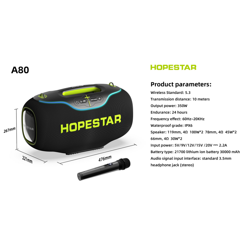 Neuer Original HOPESTAR A80 35 – Bluetooth Speaker Waterproof Bewertung und Preis