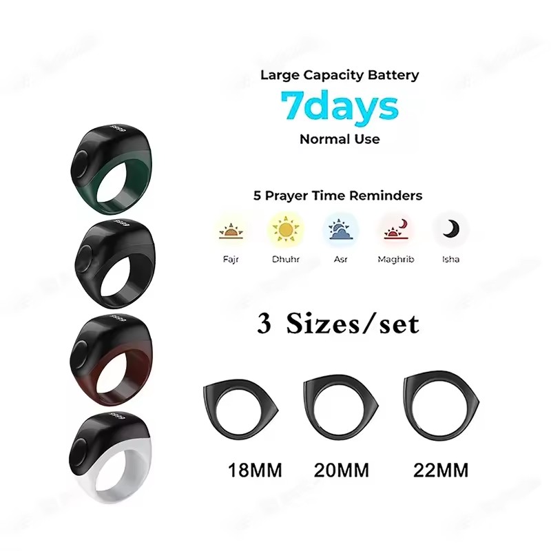 2026 Neuester Qibla Zikr Musli – Smart Ring Health Bewertung und Preis