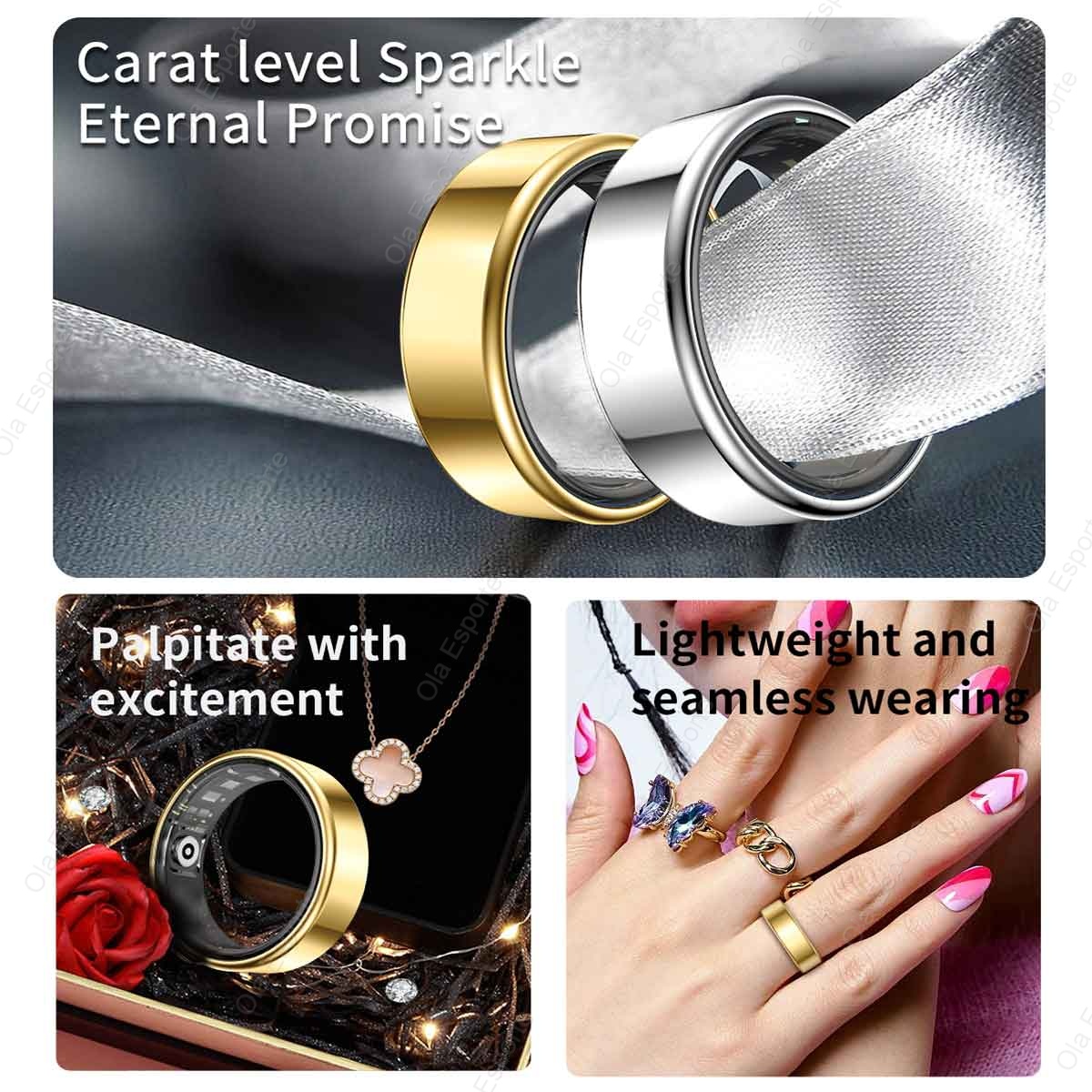 Titan-Legierung Smart Ring, Ge – Smart Ring Health Bewertung und Preis